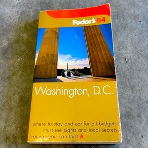 Fodor’s 04 Washington DC travel book